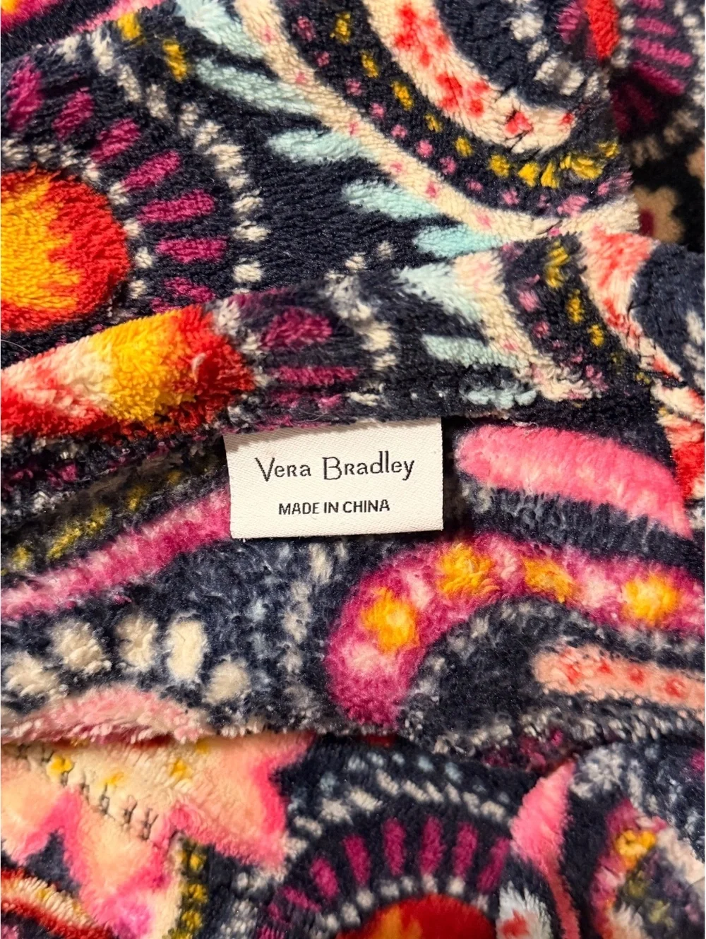 Vera Bradley Throw Blanket in Painted Paisley